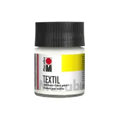 Marabu Textil Colore per Tessuto – Flacone 50 ml Bianco