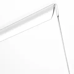 Dorsetti Legafogli cm. 31 mm. 6 Bianco