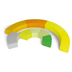 Nova Soft Seating Set Yellow 4 Pieces