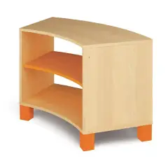 Orange Nova Partition Cabinet for School Environments, H 63 cm.