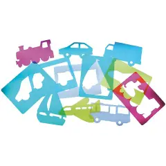 Translucent Vehicle Stencils - 6 Pieces
