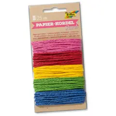 Twisted Paper Lanyard 5 Tints Color 25Mt