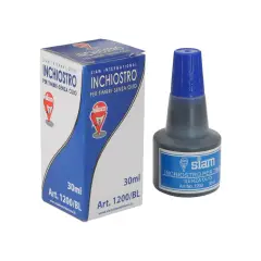 Blue Rubber Stamp Ink