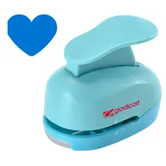 Super Heart 38 mm die cut.