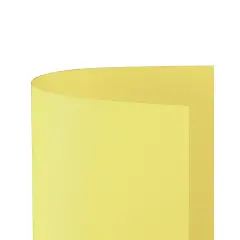 Cartoncino Bristol Liscio 200 gr - 25 Fogli 50x70 cm - Giallo Chiaro