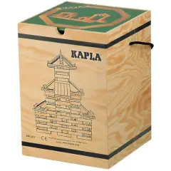 Kapla Natural 280 Pieces + Volume 3 Green