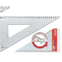 Squadra 60° Profil in Alluminio – 30 cm