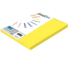 Risma Cartoncino Liscio-Ruvido A4 Giodikrea – Giallo – 50 Fogli