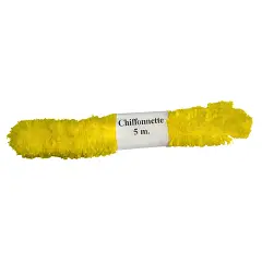 Nastro Chiffonnette Giallo - Perfetto per Addobbi e Creatività