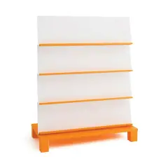Orange Nova Series Bookcase: Innovation and Style for Childhood