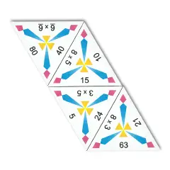 Domino a Triangolo: Moltiplicazioni