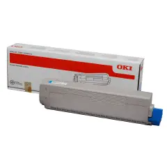 OKI ORIGINAL CYAN TONER C822 7000 PAGES