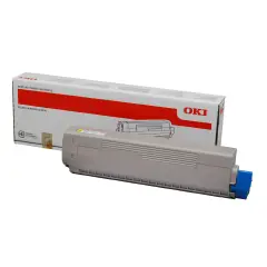 OKI ORIGINAL YELLOW TONER C822 7300 PAGES