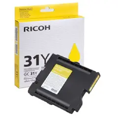 RICOH CART. YELLOW INK GXE3300N GXe3350N GXe5550N GXe2600 405688