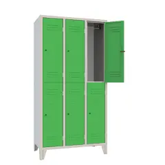 Classic 6-Place Green Casement Cabinet - CAM Compliant