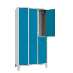 Classic 6-Place Cabinet Cabinet 6 Doors Light Blue - CAM Compliant