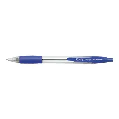 Hi-Text Grip 12-Piece Blue Click Pen