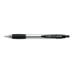 Hi-Text Grip 12-Piece Snap-Pen Black