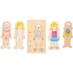 Puzzle a Strati Anatomia Ragazza – Gioco Educativo