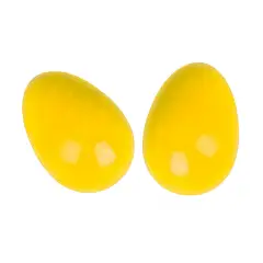 Maracas Uova in Legno - Coppia Giallo
