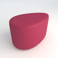 Pouf Ecopelle Ignifugo Goccia H 40 Fucsia Per Ambienti Scolastici Innovativi