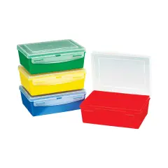 Colored Container with Yellow Lid