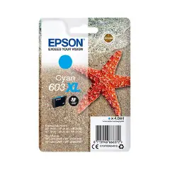 Cartuccia di inchiostro Epson Ciano serie 603XL Stella Marina