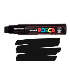 Uni Posca Extra Large 15 mm Chisel Tip Marker - Black