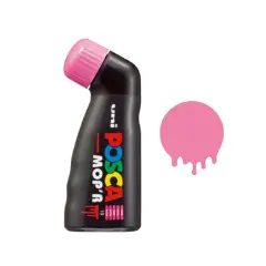 Uni Posca MOP'R Con Erogatore a Spugnetta - Tratto 3-19 mm - Rosa