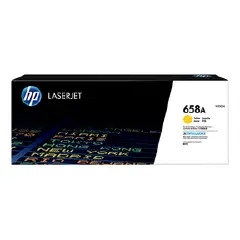 Original LaserJet HP 658A Yellow Toner Cartridge