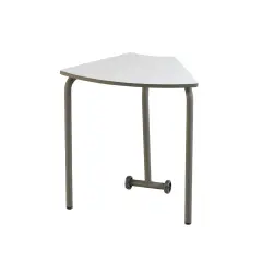 Mira Modular Folding Table with Casters, Height 70 cm. White Top - CAM Compliant