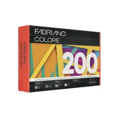 Carta Per Fotocopie Fabriano Colore 200 Gr/mq A4 Rosso Risma 100 Fogli