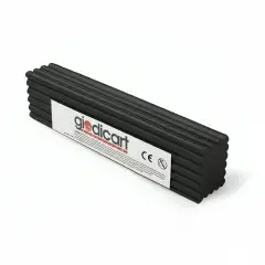 Plastilina Giodicart Pasta da Modellare Colorata – Panetto 500 g Nero