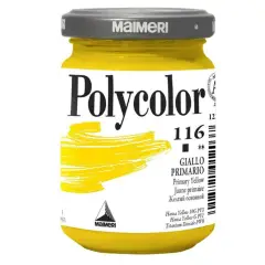 Colore Acrilico Polycolor Maimeri - 140 ml - Giallo Primario 116
