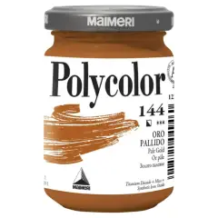 Colore Acrilico Polycolor Maimeri - 140 ml - Oro Pallido 144