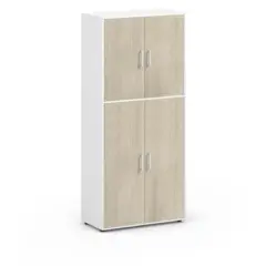 VICTORY CABINET WITH 4 DOORS NATURAL H 196 CM.