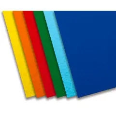 Premium Smooth-Rough Colored Cardstock cm. 50x70 Basic Assortment 30 Sheets