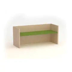 Kubò Birch Multipurpose Nursery and Infancy Bench, Kiwi Green Seat - CAM Compliant