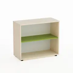 Kubò Birch Day Cabinet H 75 cm Kiwi Green Shelf - CAM Compliant