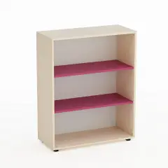 Kubò Birch Day Cabinet H 110 cm Fuchsia Shelves - CAM Compliant