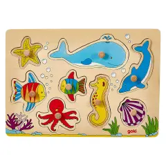 Crisscrosses with Pegs: Animals of the Sea