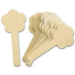 Stecche in Legno a Forma di Fiore – 12 cm - 10 Pezzi