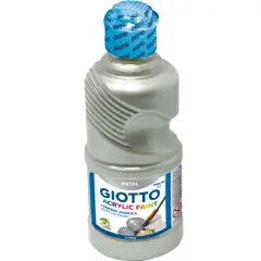 Giotto Acrylic Tempera 250 ml Silver