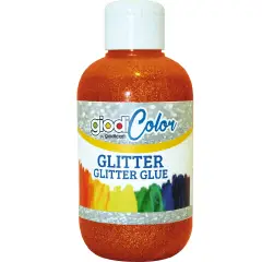 Giodiglitter Tempera Color for Children 250 ml. Red
