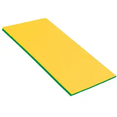 Materassino Modulare Bicolor Giallo-Verde Std