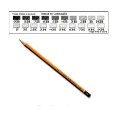 Koh-I-Noor Graphite Pencil for Drawing Gradation H