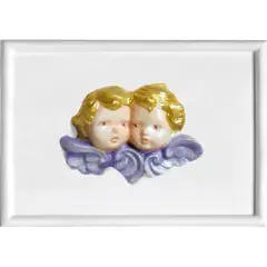 Stampo per Colata – Angeli Piccolo 13x19 cm per Ceramica, Cera e Sapone