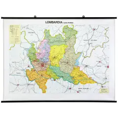 Lombardy Regional Geographic Map