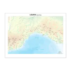 Regional Geographic Map Liguria