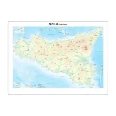 Regional Geographic Map Sicily